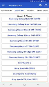 اسکرین شات 3 برنامه IMEI Generator Pro