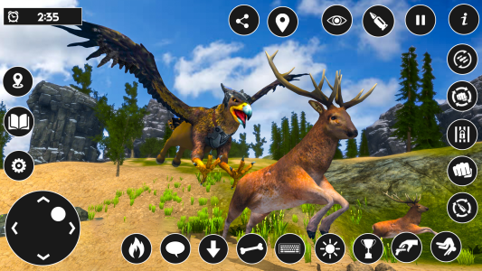 اسکرین شات 4 برنامه Wild Griffin Eagle Simulator