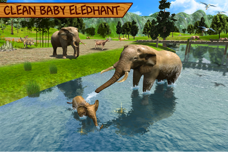 اسکرین شات 5 برنامه Wild Elephant Family Simulator