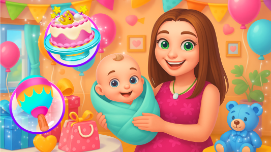 اسکرین شات 4 بازی Mummy baby care game