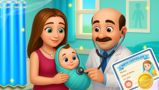 اسکرین شات 3 بازی Mummy baby care game