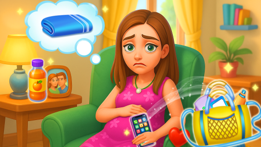 اسکرین شات 2 بازی Mummy baby care game