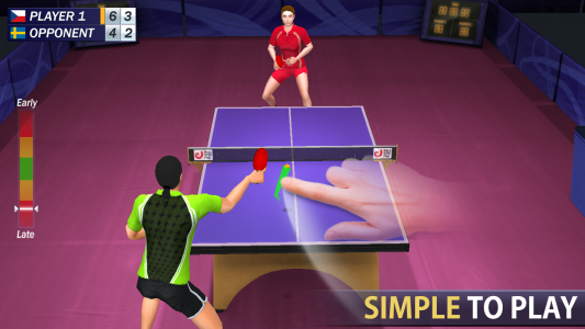 اسکرین شات 1 بازی Table Tennis