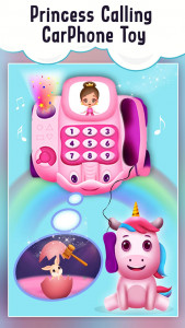 اسکرین شات 1 بازی Baby Princess Car phone Toy