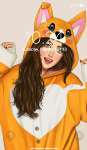 اسکرین شات 3 برنامه Girly M Wallpaper