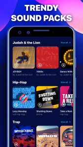 اسکرین شات 2 برنامه Drum Pads - Beat Maker Go