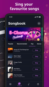 اسکرین شات 3 برنامه Karaoke - Sing Songs