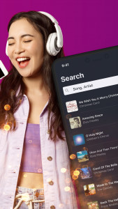 اسکرین شات 2 برنامه Karaoke - Sing Songs