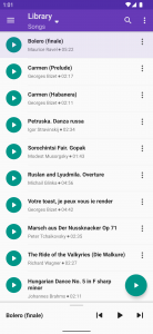 اسکرین شات 1 برنامه Simple Music Player