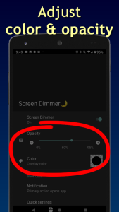 اسکرین شات 5 برنامه Screen & Notifications Dimmer