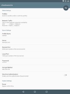 اسکرین شات 3 برنامه Shadowsocks