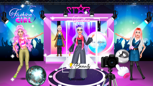 اسکرین شات 8 بازی Fashion Girl: Dressup & Hair