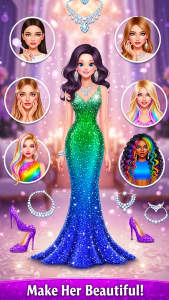 اسکرین شات 3 بازی Princess Hair Salon & Dress Up