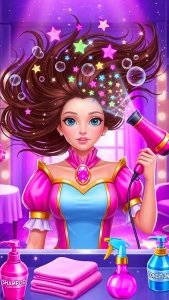 اسکرین شات 5 بازی Princess Hair Salon & Dress Up