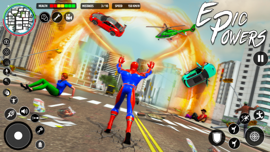 اسکرین شات 1 بازی Spider Hero Man: Stickman Game