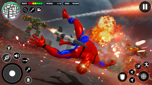 اسکرین شات 5 بازی Spider Hero Man: Stickman Game