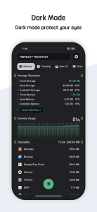 اسکرین شات 4 برنامه RAM Memory Monitor