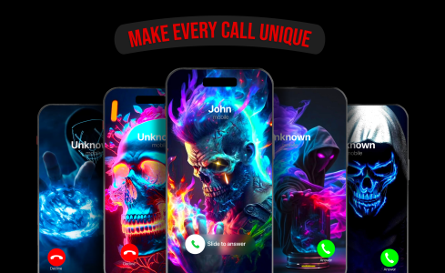 اسکرین شات 1 برنامه iCaller, Caller Theme & Dialer