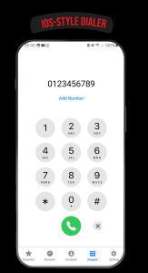 اسکرین شات 2 برنامه iCaller, Caller Theme & Dialer