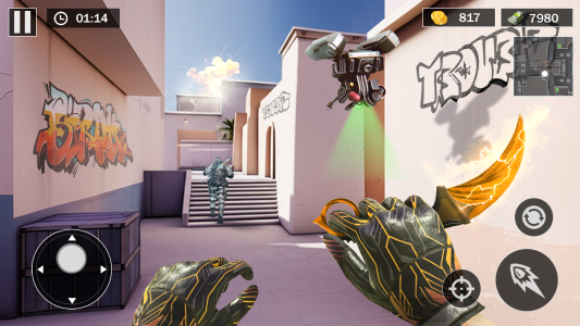 اسکرین شات 3 برنامه FPS Commando Strike: Gun Games