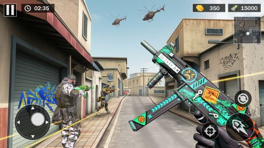 اسکرین شات 2 برنامه FPS Commando Strike: Gun Games