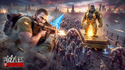 اسکرین شات 1 بازی Puzzles & Survival