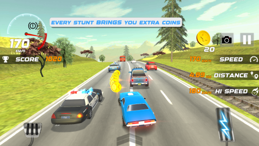 اسکرین شات 1 بازی Heavy Traffic Rider Car Games