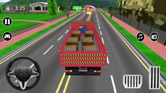 اسکرین شات 10 بازی بازی ماشین راننده تریلی