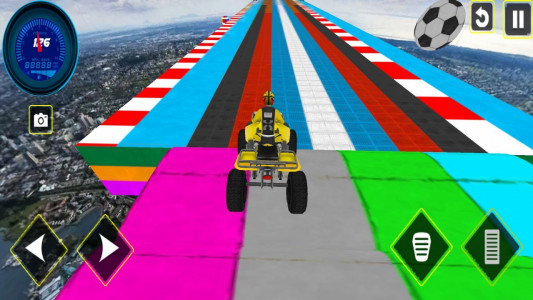 اسکرین شات 10 بازی بازی موتور چهار چرخ روی رمپ