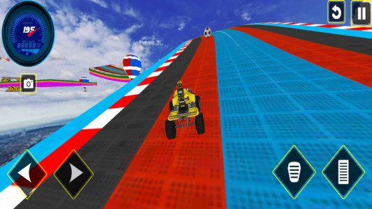 اسکرین شات 5 بازی بازی موتور چهار چرخ روی رمپ