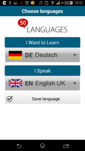 اسکرین شات 2 برنامه Learn German - 50 languages