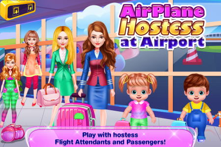 اسکرین شات 2 بازی Flight Attendants Airport Game