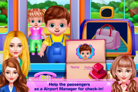 اسکرین شات 1 بازی Flight Attendants Airport Game