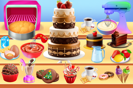 اسکرین شات 2 بازی Doll Bake Tasty Cakes Bakery