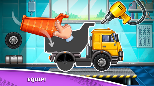 اسکرین شات 1 بازی Kids truck games Build a house