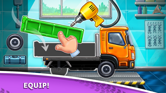 اسکرین شات 1 بازی Truck games for kids: building
