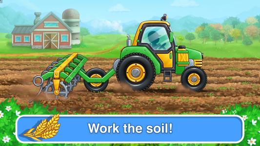 اسکرین شات 2 بازی Wheat Harvest: Farm Kids Games