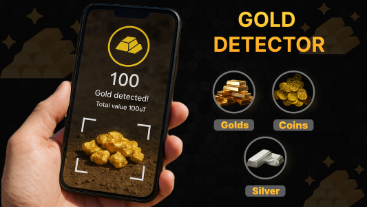 اسکرین شات 3 برنامه Metal Detector & Gold Detector