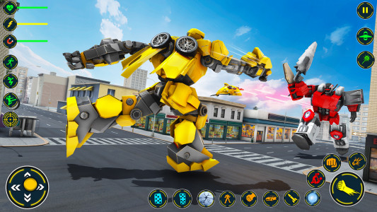 اسکرین شات 1 برنامه Dolphin Robot Transform Wars