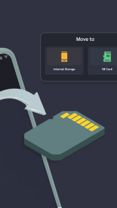 اسکرین شات 2 برنامه Auto Move To SD Card / Folder