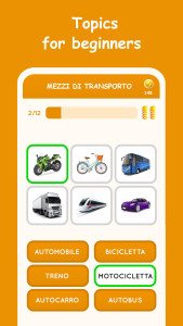 اسکرین شات 4 برنامه Learn Italian for beginners