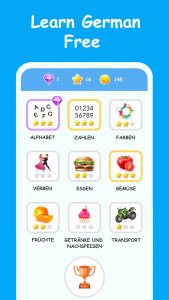 اسکرین شات 1 برنامه Learn German for beginners