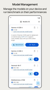 اسکرین شات 8 برنامه Google AI Edge Gallery