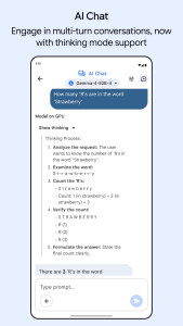 اسکرین شات 3 برنامه Google AI Edge Gallery