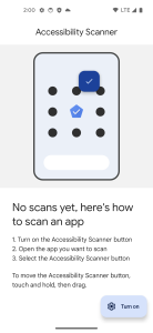 اسکرین شات 1 برنامه Accessibility Scanner