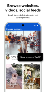 اسکرین شات 3 برنامه Voice Access