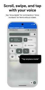 اسکرین شات 2 برنامه Voice Access