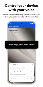 اسکرین شات 1 برنامه Voice Access