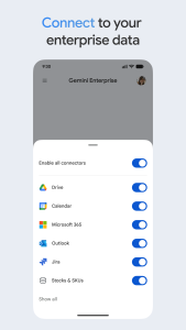 اسکرین شات 2 برنامه Google Gemini Enterprise