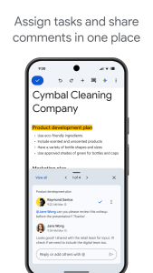 اسکرین شات 3 برنامه Google Docs